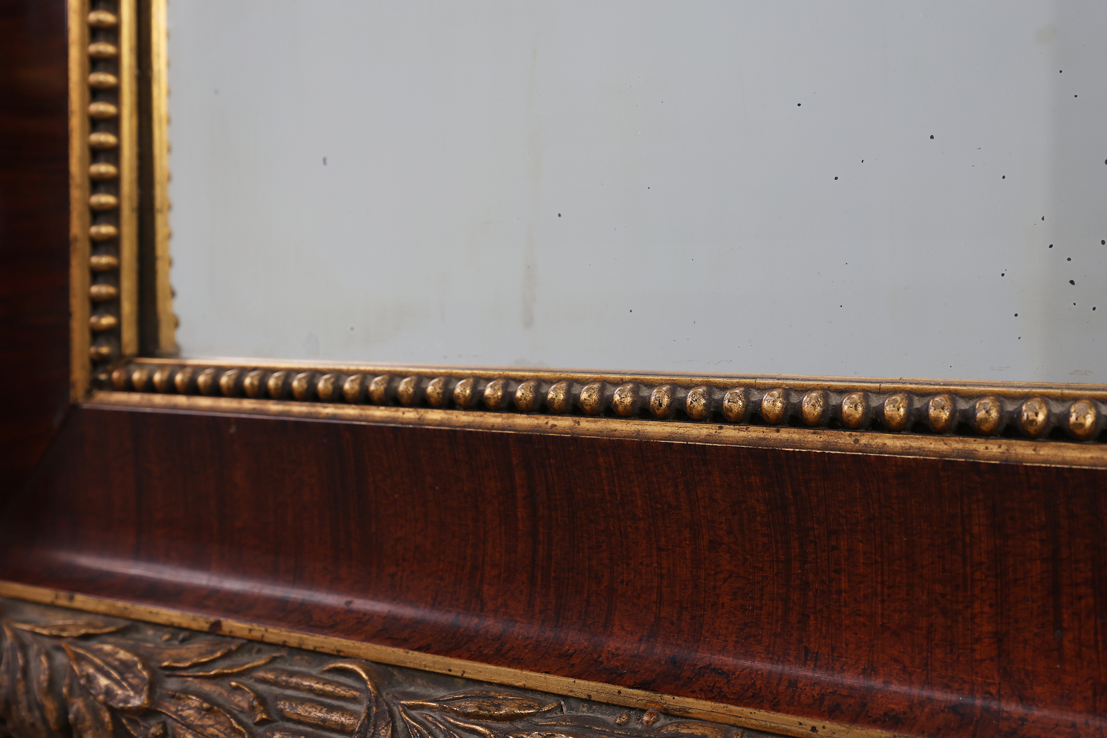 French classical mirror with gilded details, ca. 1900thumbnail